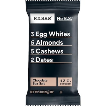 Rxbar Gluten-Free Protein Bars Chocolate Sea Salt, Protein Snack