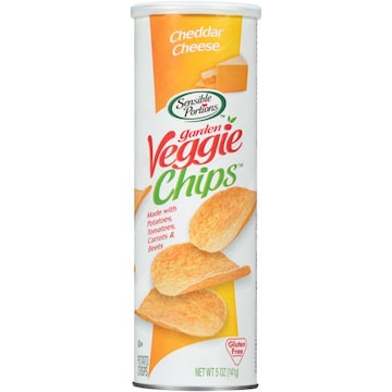 Sensible Portions Garden Veggie Chips Cheddar Cheese Potato Crisps