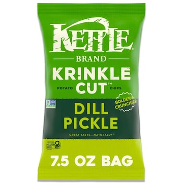 Kettle Brand® Krinkle Cut Krinkle Cut Dill Pickle Kettle Potato Chips