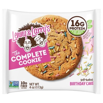 Lenny & Larry's The Complete Cookie Cookie, Birthday Cake, Soft-Baked