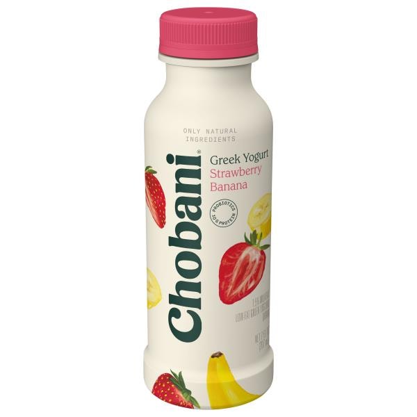 Chobani Yogurt Drink Greek Low Fat Strawberry Banana Publix Super Markets 1674