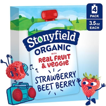 Stonyfield Organic Yogurt, Whole Milk, Strawberry Beet Berry