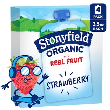 Stonyfield Organic Yogurt, Reduced Fat, Strawberry