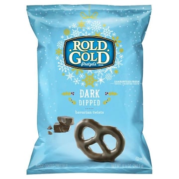Rold Gold Fudge Coated Pretzels, Dark Dipped, Bavarian Twists