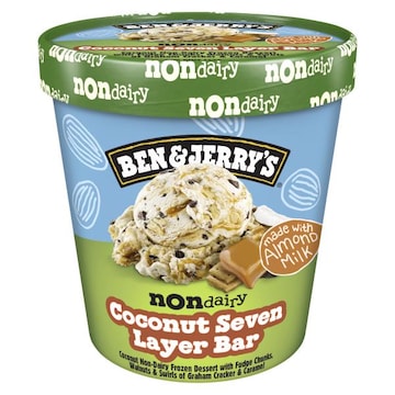 Ben & Jerry's Non-Dairy Coconut Seven Layer Bar Frozen Dessert