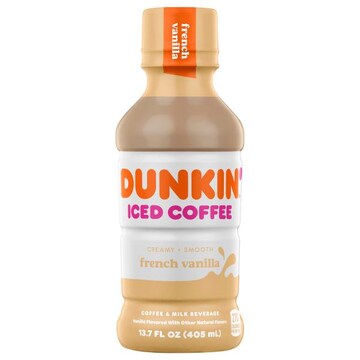 Dunkin' Iced Coffee, French Vanilla