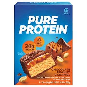 Pure Protein Bar, Chocolate Peanut Caramel, Gluten Free