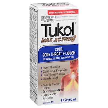 Tukol Max Action Cold, Sore Throat & Cough, Max Strength