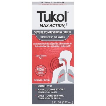 Tukol Congestion & Cough, Severe, Max Action, Ages 12+