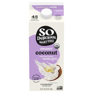 So Delicious Dairy Free Organic Unsweetened Vanilla Coconutmilk