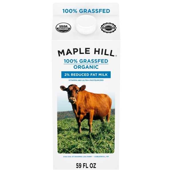 Maple Hill Milk, Organic, Reduced Fat, 2% Milkfat | Publix Super