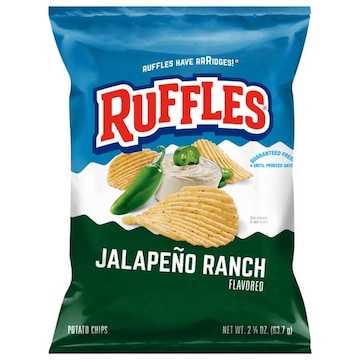 Ruffles Potato Chips, Jalapeno Ranch Flavored