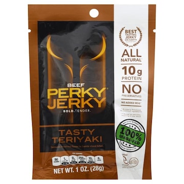 Perky Jerky Jerky, Beef, Tasty Teriyaki