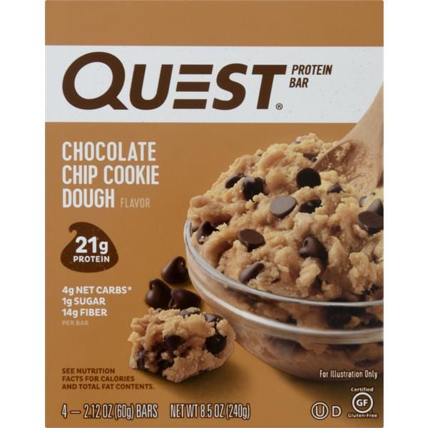 Quest Protein Bars, Chocolate Chip Cookie Dough Flavor Publix Super Markets