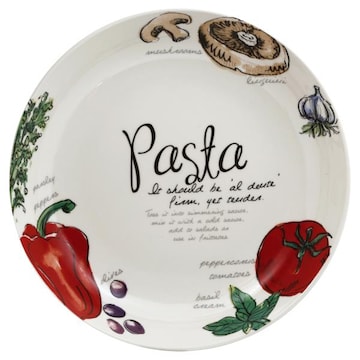 Kloc Plate, Pasta, Porcelain