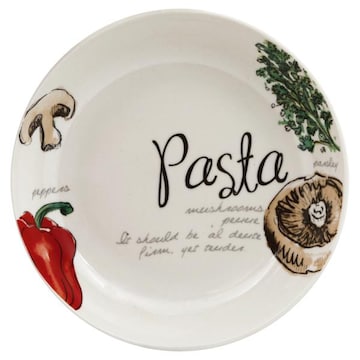 Kloc Pasta Plate, Porcelain, 8 Inches