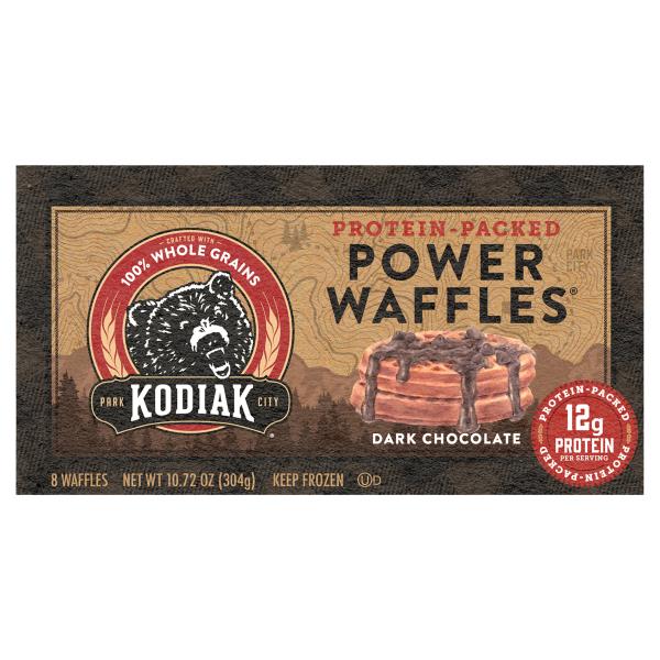 Kodiak Power Waffles, Protein-Packed, Dark Chocolate | Publix Super Markets