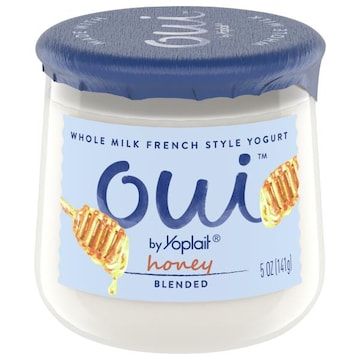 Oui Yogurt, Whole Milk, Honey, French Style, Blended