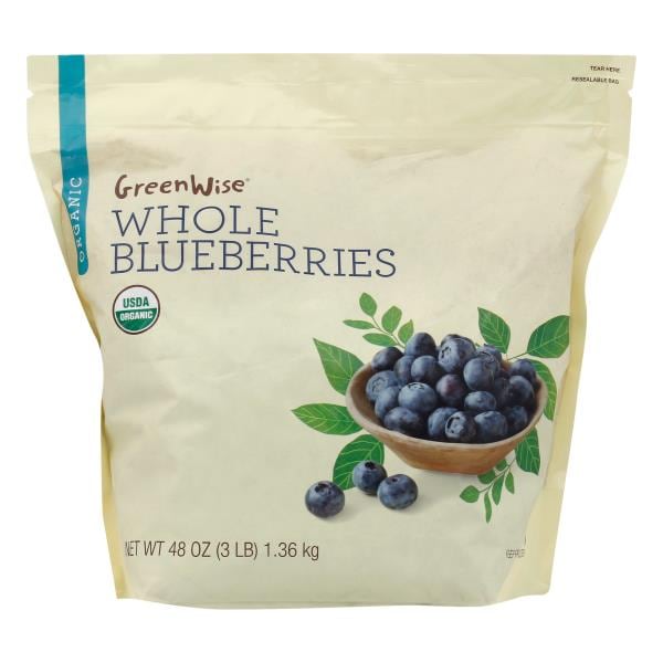 GreenWise Blueberries, Organic, Whole Publix Super Markets