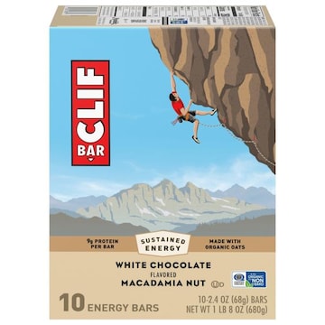 Clif Bar White Chocolate Flavored Macadamia Nut Energy Bars