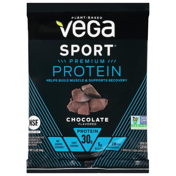 Vega Drink Mix, Chocolate Flavored, Premium Protein Publix Super Markets