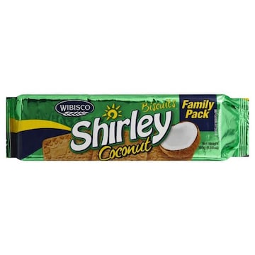 Wibisco Shirley Biscuits, Coconut, Family Pack