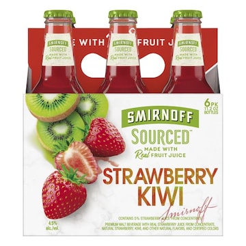 Smirnoff Sourced Sourced Beer, Strawberry Kiwi