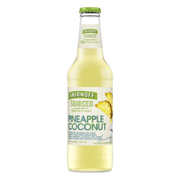 Smirnoff Sourced Malt Beverage, Pineapple Coconut Publix Super Markets