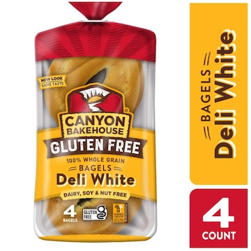 Canyon Bakehouse Deli White Gluten Free Bagels