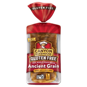 Canyon Bakehouse Ancient Grain Gluten Free Bread, 100% Whole Grain Sandwich Bread, Fresh