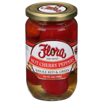 Flora Red and Green Hot Cherry Peppers