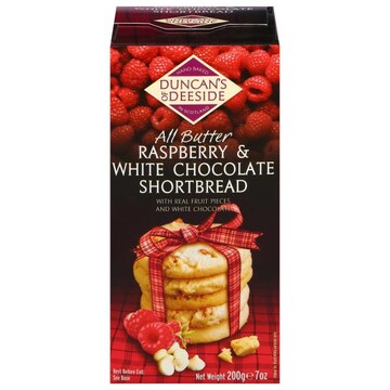 Duncan's of Deeside All Butter Raspberry & White Chocolate Shortbread