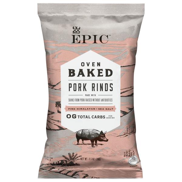 Epic Pork Rinds, Pink Himalayan and Sea Salt, Baked | Publix Super Markets