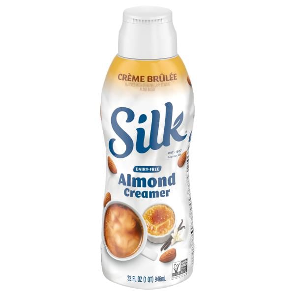 Silk Almond Creamer, DairyFree, Creme Brulee Publix Super Markets