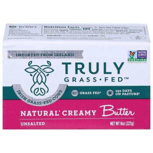 Natural Creamy Unsalted Butter Sticks - Truly Grass Fed