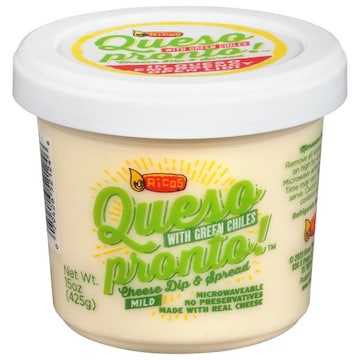 Ricos Queso Pronto Dip & Spread, Cheese with Green Chiles, Mild