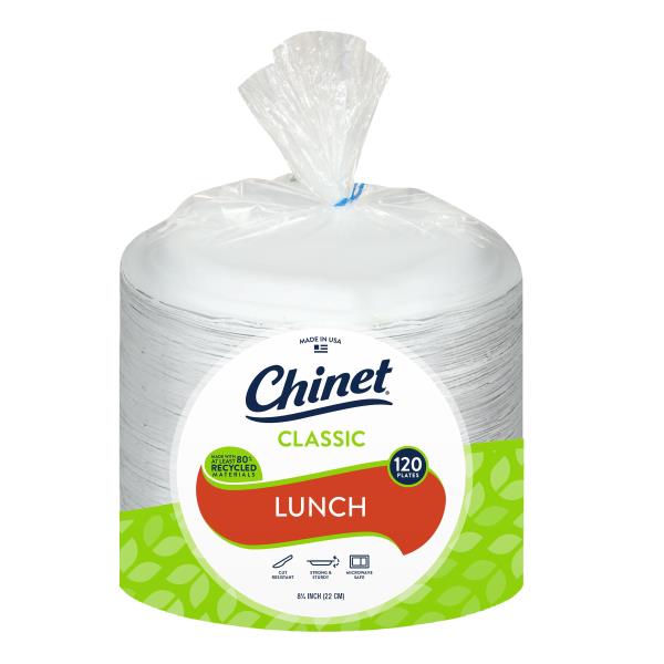 Chient Classic® Paper Lunch Plate 8 3/4in (120 count) Publix