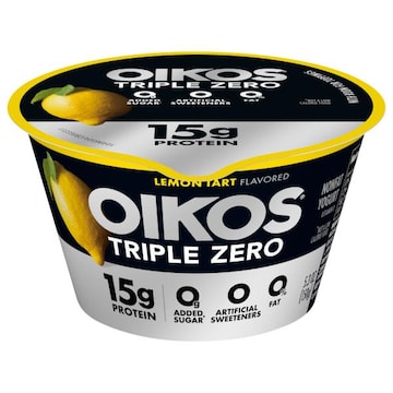 Oikos Triple Zero Nonfat Lemon Tart Flavored Yogurt