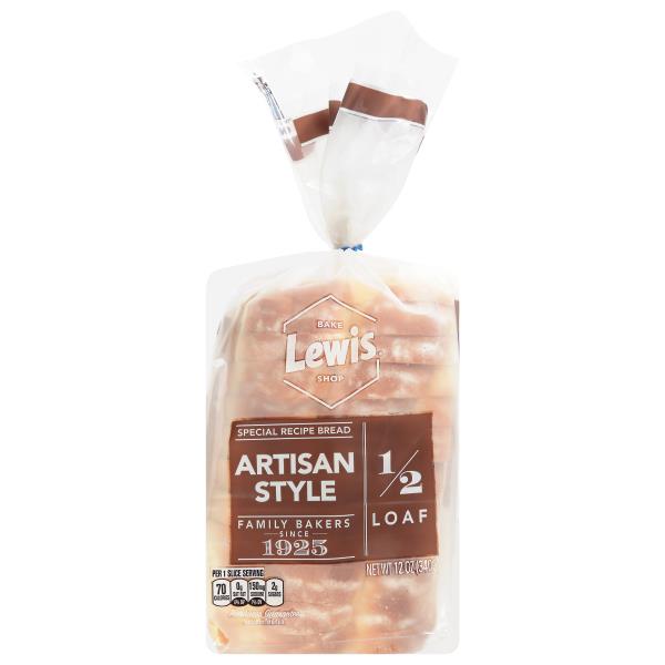 Lewis Bread, Artisan Style, 1/2 Loaf Publix Super Markets