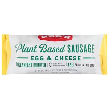 Red's Breakfast Burrito, Plant Based Sausage, Egg & Cheese
