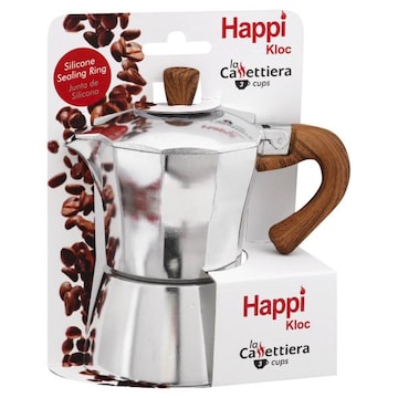 Kloc Espresso Coffee Maker, 3 Cup