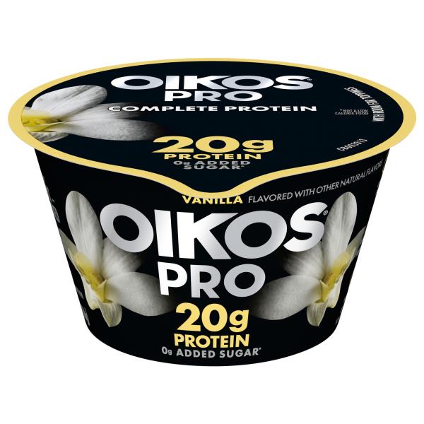 Oikos Pro Yogurt, 2 Milkfat, Vanilla Flavored, Cultured UltraFiltered