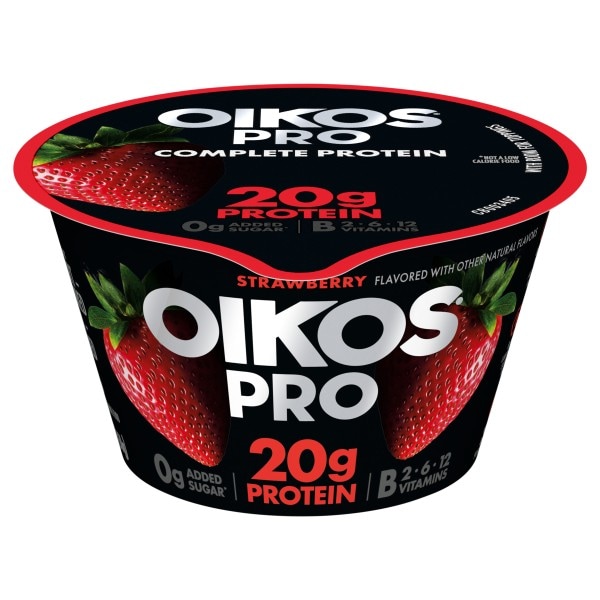 Oikos Pro Strawberry High Protein Yogurt Cultured Dairy Snack