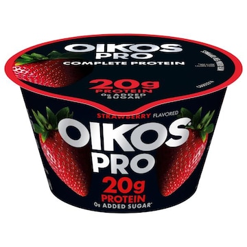 Oikos Pro Strawberry Flavored Yogurt
