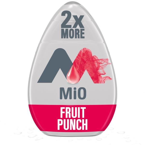 Mio Fruit Punch Naturally Flavored Liquid Water Enhancer with 2X More