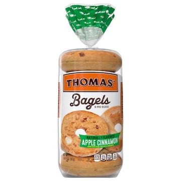 Thomas' Thomas' Apple Cinnamon Bagel, 6 count, 20 oz