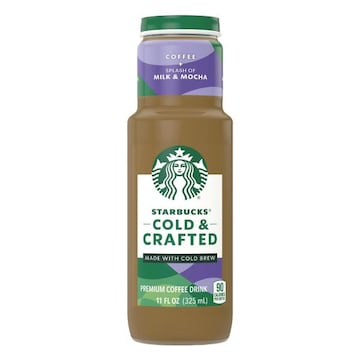 Starbucks Coffee Drink, Coffee + Splash of Milk & Mocha, Premium, Cold & Crafted