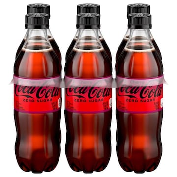 Coca-Cola Cola, Zero Sugar, Cherry, 6 Pack