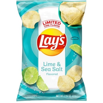 Lay's Lime & Sea Salt Flavored Potato Chips
