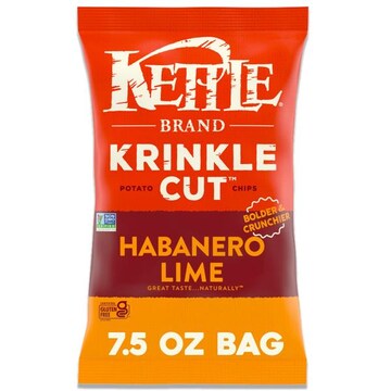 Kettle Brand® Krinkle Cut Krinkle Cut Habanero Lime Kettle Potato Chips